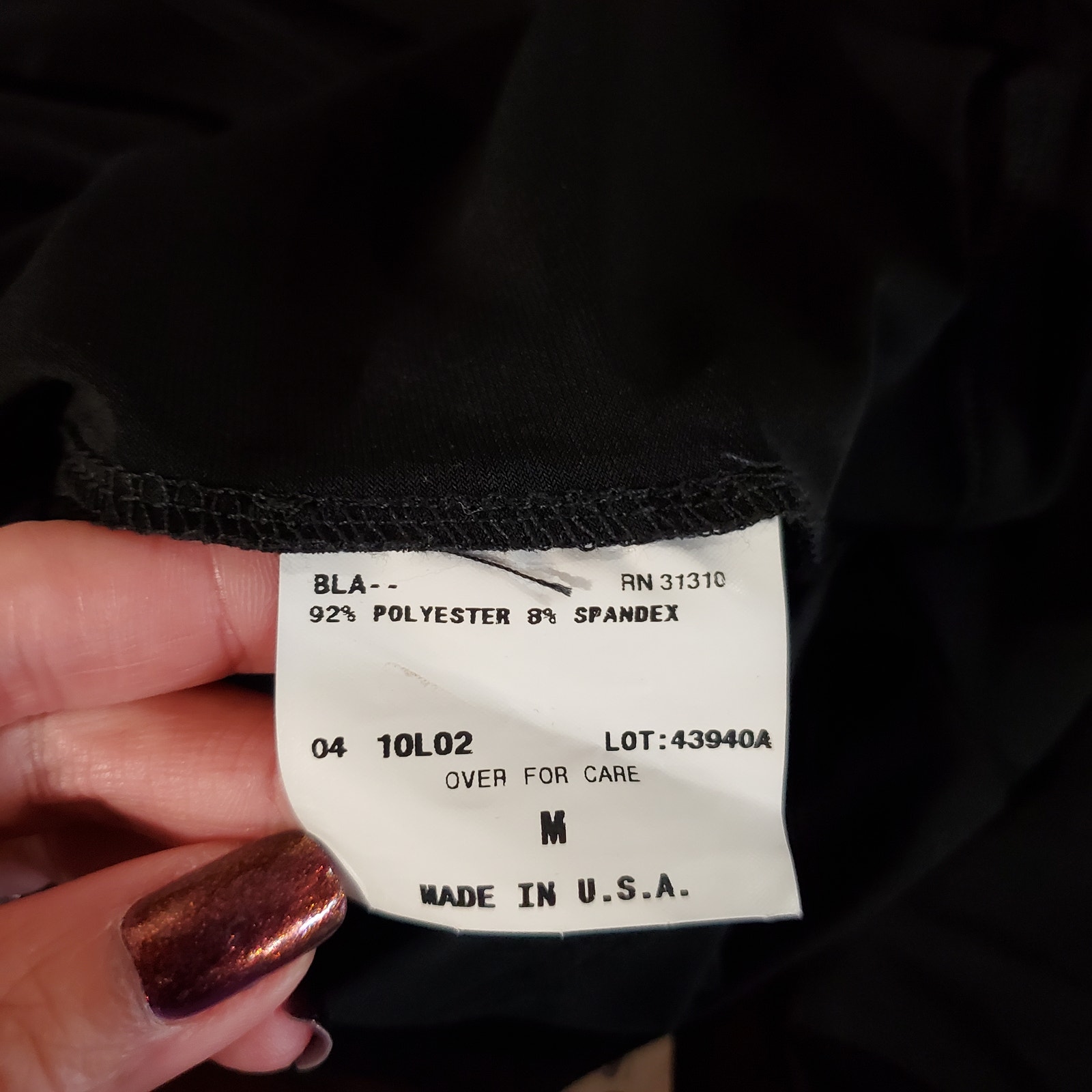 Vtg Y2k Ab Studio Nwt Womens Smocked Babydoll Square Neck Top M Whimsigoth Black — image 7 of 8